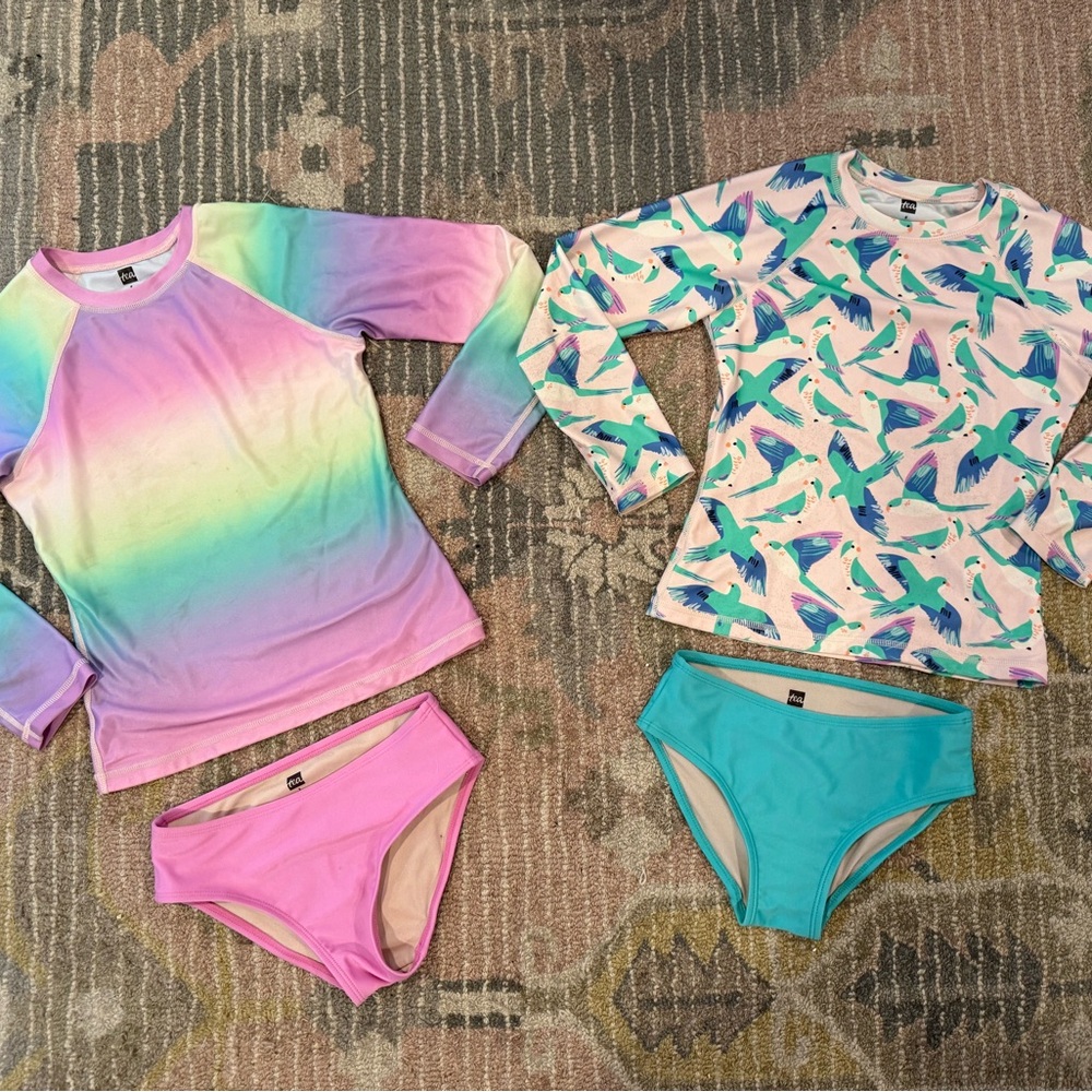 Tea Collection rash guard swim bundle